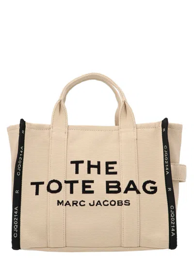 Marc Jacobs The Jacquard Medium Tote Tote Bag Beige In Nude