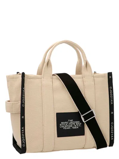 Marc Jacobs The Jacquard Medium Tote Tote Bag Beige In Nude