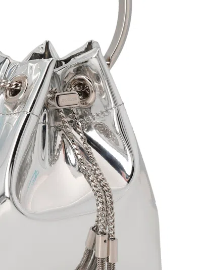 Jimmy Choo Bon Bon Bucket Bag In 银