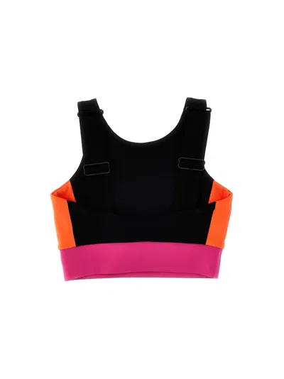 Off-white Color-block Sports Bra In 多色的