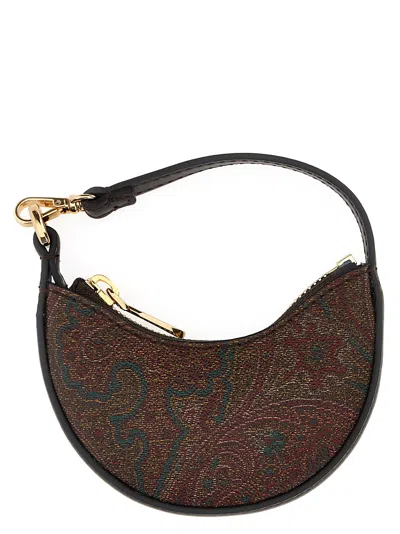 Shop Etro 'hobo Paisley' Mini Handbag In 棕色的