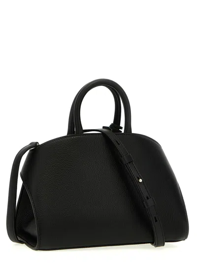 Ferragamo Mini Hug Handbag Detachable Tag In 黑色的