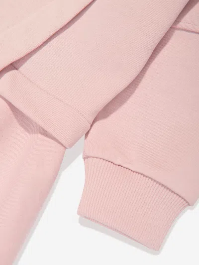Missoni Girls Logo Sweater Dress In Pink