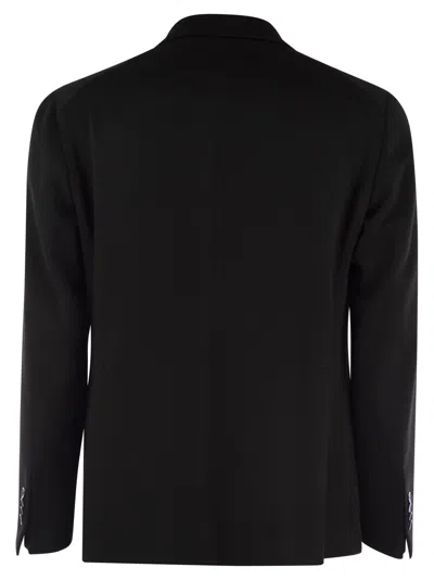Shop Tagliatore Cashmere Jacket In Black