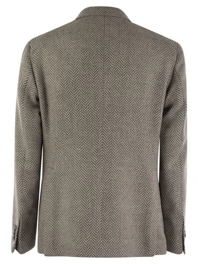 Tagliatore Men's Wool And Cashmere Jacket In Grey