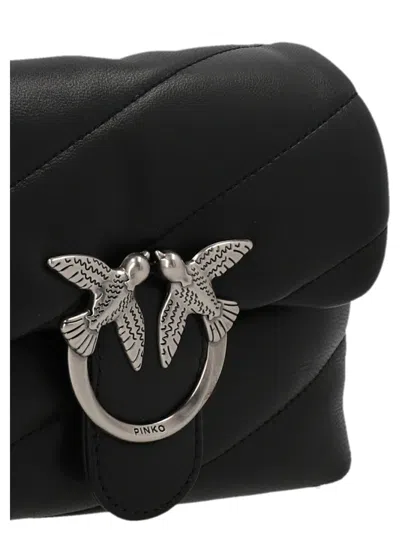 Pinko Love Baby Puff Crossbody Bag In Black
