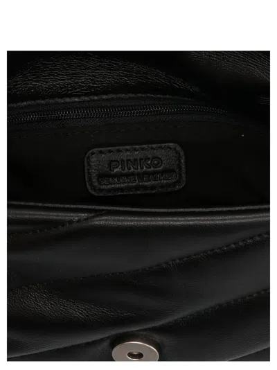 Pinko Love Baby Puff Crossbody Bag In Black