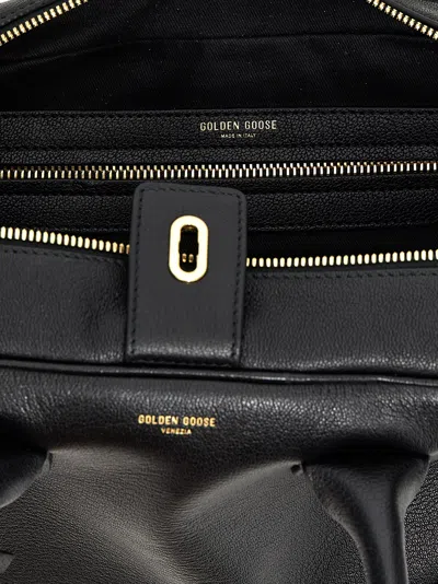 Golden Goose Deluxe Brand Women Black Leather Vita Handbag In 黑色的