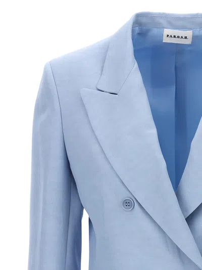 P.a.r.o.s.h P. A.r. O.s. H. Coats & Jackets In Light Blue
