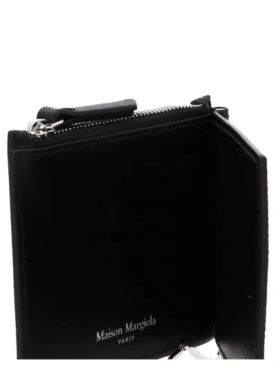 Maison Margiela Logo Wallet In Black