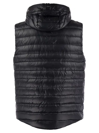 Herno Sleeveless Down Jacket In Blue
