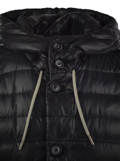 Herno Sleeveless Down Jacket In Blue
