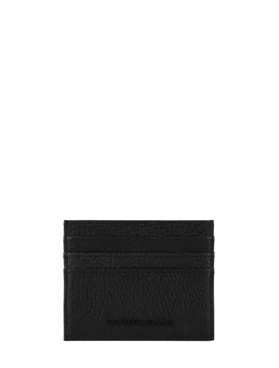 Shop Emporio Armani Wallets Black