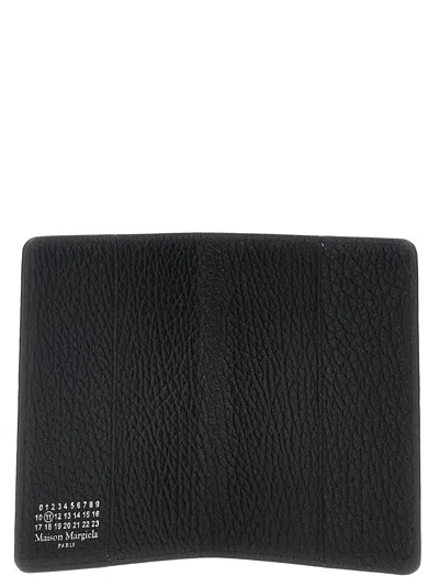 Shop Maison Margiela 'four Stitches' Passport Holder In Black