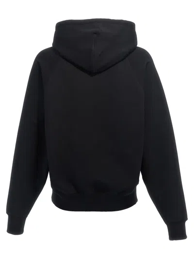 Shop Ami Alexandre Mattiussi Ami Paris 'ami Am' Hoodie In Black