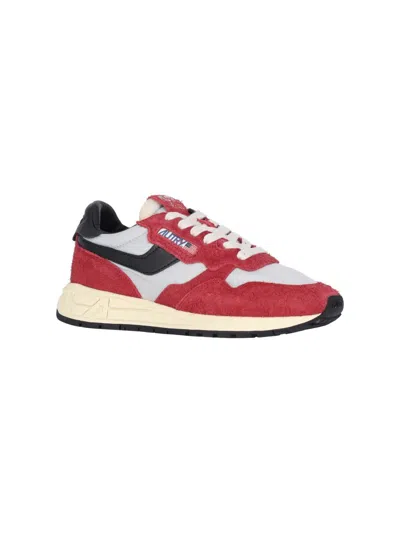 Autry Reelwind Low-cut Sneakers In Red