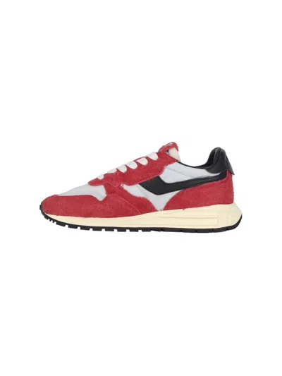 Autry Reelwind Low-cut Sneakers In Red