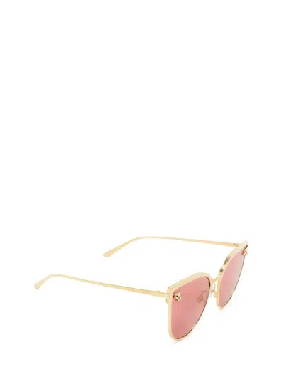 Shop Cartier Sunglasses In Gold