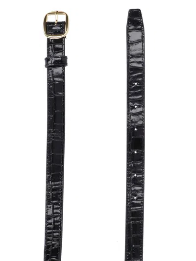 Shop Coperni Belts In Black