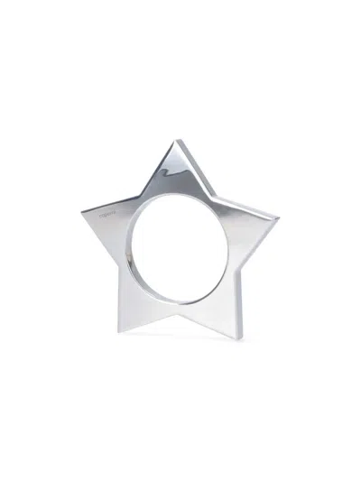 Coperni Rigid Star Bracelet In Silver