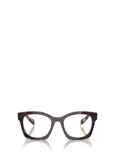 Shop Prada Eyewear Eyeglasses In Brown