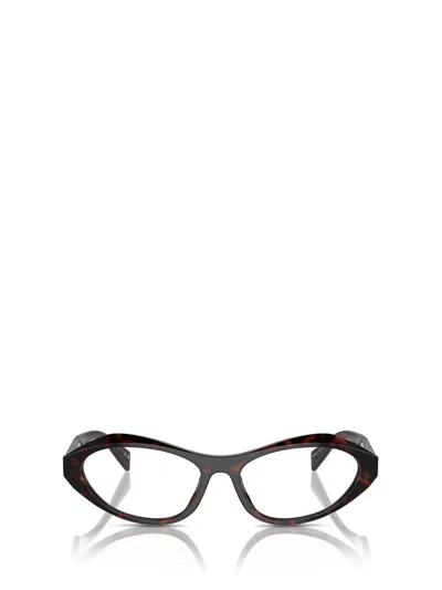 Shop Prada Eyewear Eyeglasses In Root Tortoise