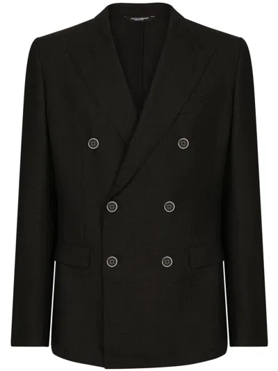 Dolce & Gabbana Men's Giacca Formal Jacket In Melangrigi