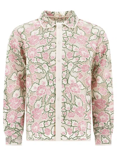 Bode Men Camicia In Pink