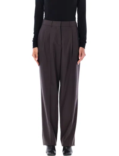 Stella Mccartney Women's Pinced Pants In Dark Chocolate