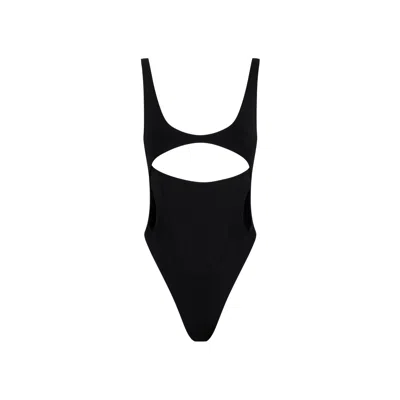 Shop Mugler Women's  Swimsuit In Black