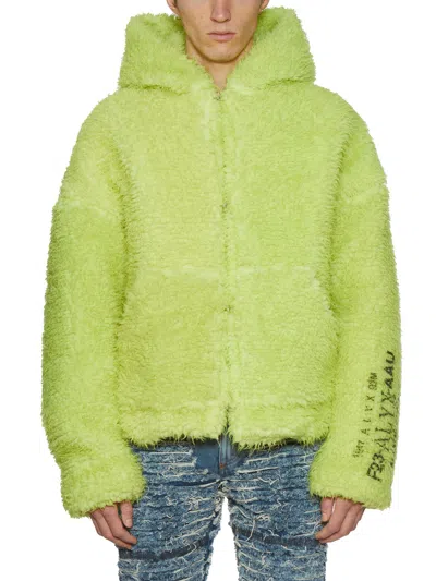 Alyx Men's Giubbotto Polar Mark Flood In Yellow
