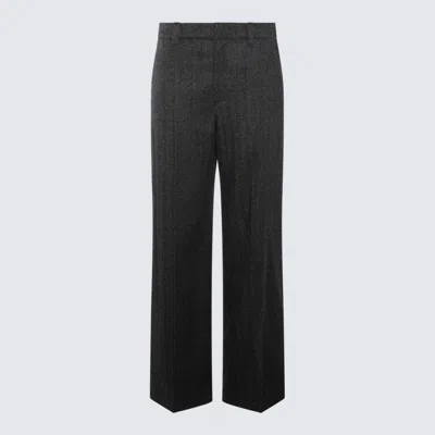 Shop Brunello Cucinelli Trousers In Grey