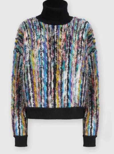 Shop Missoni Abstract Pattern Print Sweater In Multicolour