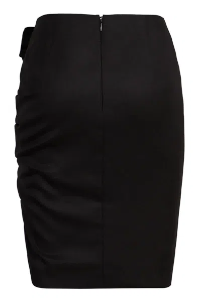 Nina Ricci Mini Skirt In Black