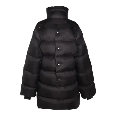 Shop Rick Owens Black Down Jacket