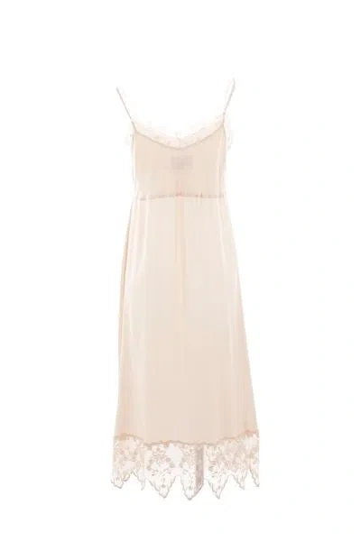 Shop Simone Rocha Dresses In Beige