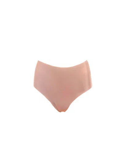 Fleur Du Mal Le Stretch Micro High Waist Brief In Tan