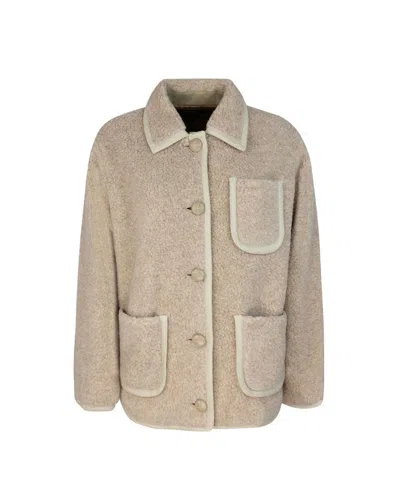 Shop Apc A.p.c. Coat In Toni Neutri