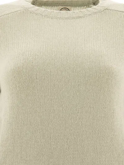 Ines De La Fressange Pull Arthur En Laine Et Cachemire Vert Amande In Gray