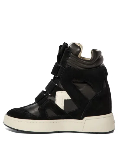 Shop Isabel Marant "nb3" Sneakers In Black