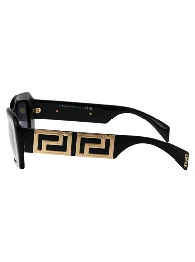 Shop Versace Sunglasses In Black