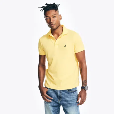 Nautica Mens Slim Fit Interlock Polo In Multi