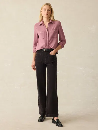 Faherty Legend&trade; Sweater Shirt In Rose Twill