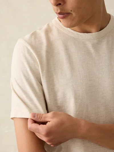Faherty Sunwashed T-shirt In Arctic Frost Heather