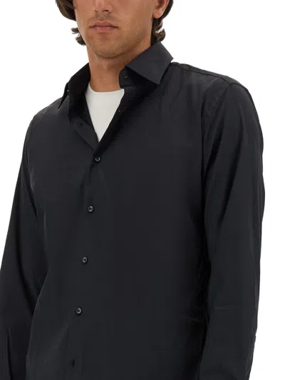 Shop Hugo Boss Boss Regular Fit Shirt In Black