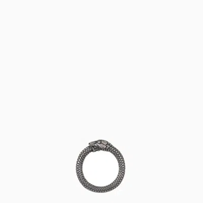 Shop Nove25 Serpente Uroboro Ring In Metal