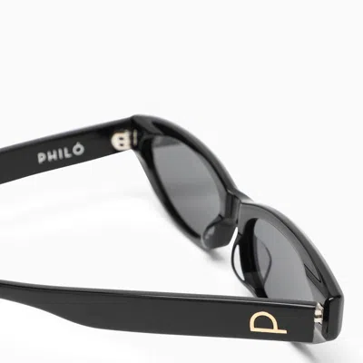 Shop Philó Eyewear Sunglasses Quin In Black