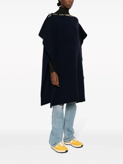 A.p.c. X Jw Anderson Swann Wool Poncho