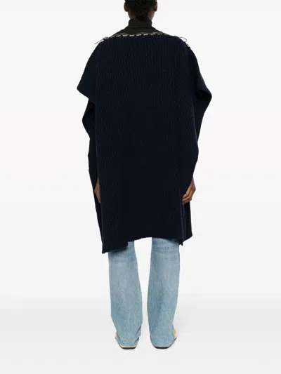 A.p.c. X Jw Anderson Swann Wool Poncho