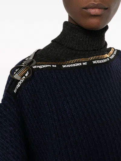 A.p.c. X Jw Anderson Swann Wool Poncho